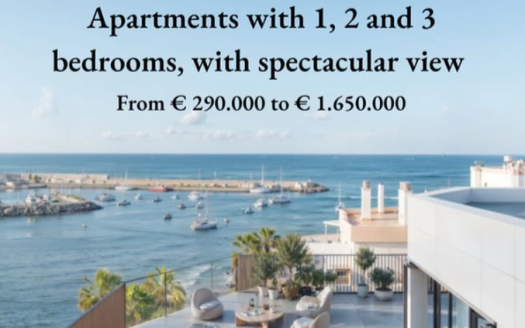 Portada Palmera Oasis, apartamentos de 1, 2 y 3 dormitorios en Arguineguín, Gran Canaria